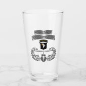 101e luchtverkeersdivisie "luchtaanvalspasje" glas (Voorkant)