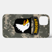 101e luchtverkeersdivisie "Screaming Eagles" Camo Case-Mate iPhone Case (Achterkant (horizontaal))