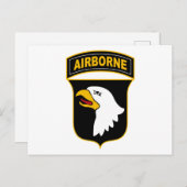 101e militair veteraan, afdeling Luchtvaart Briefkaart (Voorkant / Achterkant)