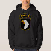 101e militair veteraan, afdeling Luchtvaart Hoodie (Voorkant)
