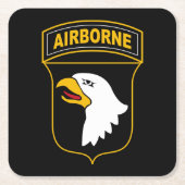 101e militair veteraan, afdeling Luchtvaart Kartonnen Onderzetters (Voorkant)