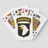 101e militair veteraan, afdeling Luchtvaart Pokerkaarten (Achterkant)