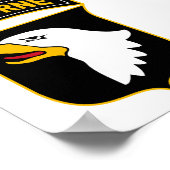 101e militair veteraan, afdeling Luchtvaart Poster (Hoek)