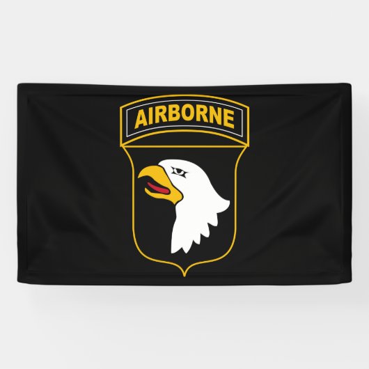 101e militair veteraan, afdeling Luchtvaart Spandoek (Horizontaal)
