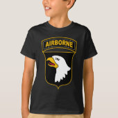 101e militair veteraan, afdeling Luchtvaart T-shirt (Voorkant)