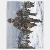 101e PARACHUTIST 2 Fleece Deken (Voorkant)