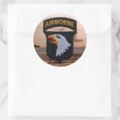 101e patch voor gevechtsvliegtuigen ronde sticker (Tas)