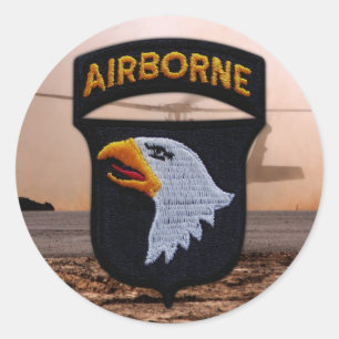 101e patch voor gevechtsvliegtuigen ronde sticker