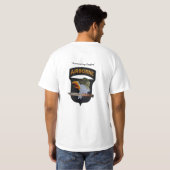101e patroonstrijkroosters voor luchtschepen t-shirt (Achterkant volledig)