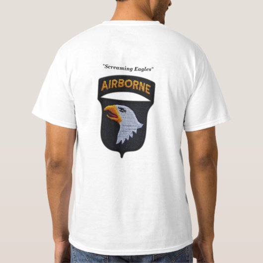 101e patroonstrijkroosters voor luchtschepen t-shirt (Achterkant)