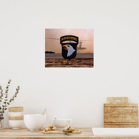 101e Poster voor het schilderen van vliegtuigen (Keuken)