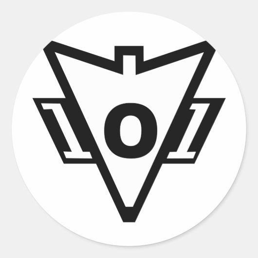 101e RECONDO Ronde Sticker (Voorkant)