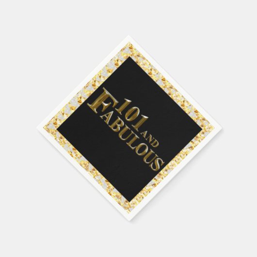 101e verjaardag servet (Hoek)