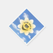 101e verjaardag Zomerzon en wolken Servet (Hoek)