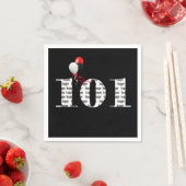 101e verjaardagsfeestballonnen servet (Insitu)