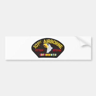 101e Veteraan in Airborne Vietnam Bumpersticker