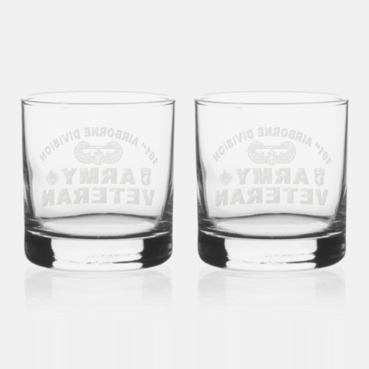 101e Veteraan, Luchtvaartdivisie Whisky Glas (Achterkant)