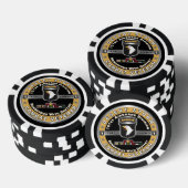 101e Veteraan van het Storm van de afdeling Luchtv Poker Chips (Opstapeling)