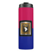 101e vliegtuigdivisie Screaming Eagle Design Thermosbeker (Voorkant)