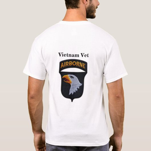101st ABN Airborne Division Screaming Eagles Vets T-shirt (Achterkant)