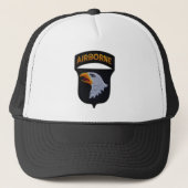 101st ABN Airborne Division Screaming Eagles Vets Trucker Pet (Voorkant)