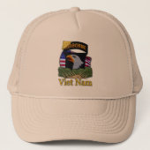101st ABN airborne division veterans vietnam vets Trucker Pet (Voorkant)