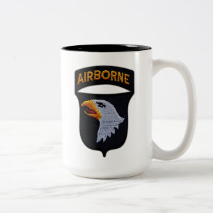 101st ABN airborne division veterans vietnam vets Tweekleurige Koffiemok
