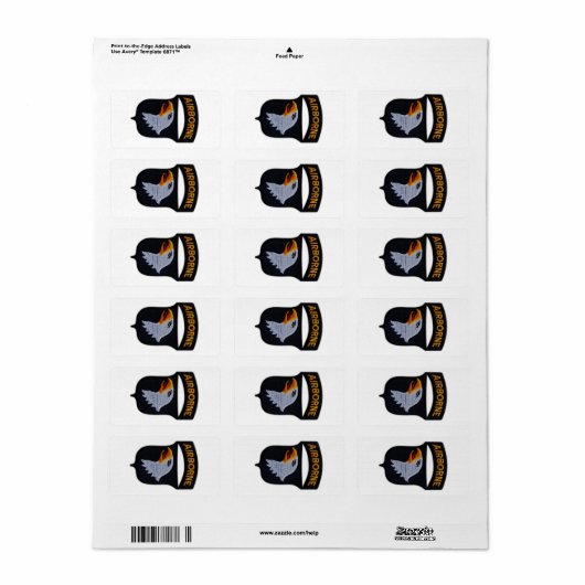 101st ABN Airborne Screaming Eagles Veterans LRRP Etiket (Full Sheet)