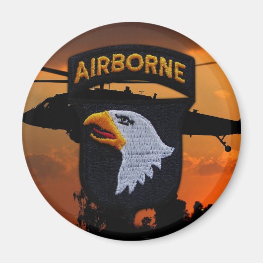 101st ABN DIV Airborne Division Screaming Eagles Magneet (Voorkant)