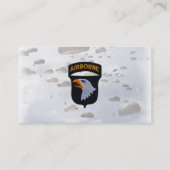 101st ABN DIV Airborne Division Screaming Eagles Visitekaartje (Achterkant)