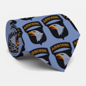 101st ABN Veteranenveteranen voor vliegtuigscreeni Stropdas (Opgerold)