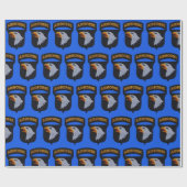 101st Airborne ABN Screaming Eagles Veterans Vets Cadeaupapier (Vlak)