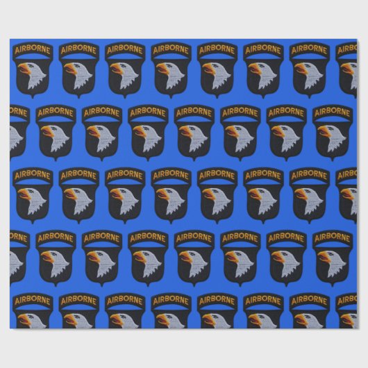 101st Airborne ABN Screaming Eagles Veterans Vets Cadeaupapier (Vlak)