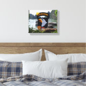 101st airborne ABN Vietnam oorlogsveteranen vetera Canvas Afdruk (Insitu (Slaapkamer))