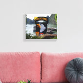 101st airborne ABN Vietnam oorlogsveteranen vetera Canvas Afdruk (Insitu (Woonkamer))