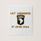 101st Airborne D-Day Normandy Legpuzzel (Verticaal)