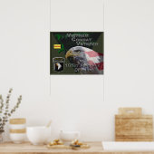 101st Airborne Div Vietnam Combat Veteran Poster (Keuken)