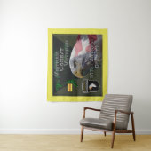 101st Airborne Div Vietnam Combat Veteran Wandkleed (In situ)