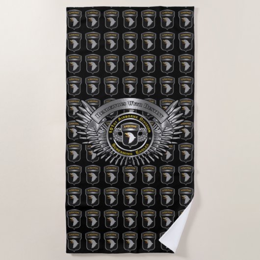 101st Airborne Divisie Badhanddoek (Voorkant)