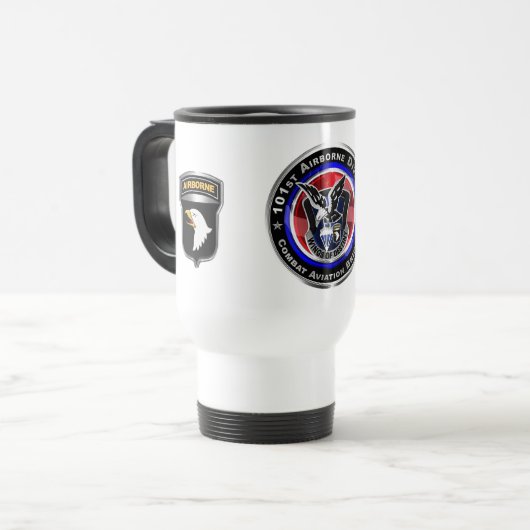101st Airborne Divisie Combat Aviation Brigade Reisbeker (Voorkant links)