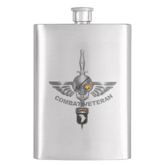 101st Airborne Divisie “Combat Veteran” Flacon (Voorkant)