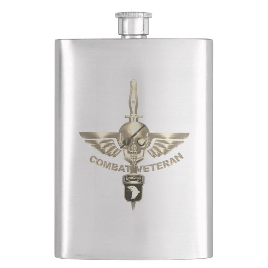 101st Airborne Divisie “Combat Veteran” Fles Flacon (Voorkant)