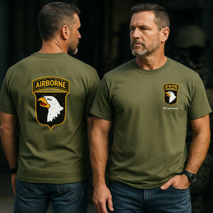 101st Airborne Divisie "Distressed" Persoonlijk  T-shirt