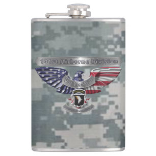 101st Airborne Divisie “Eer om gediend te hebben” Heupfles