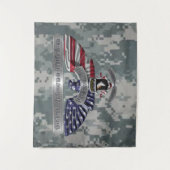 101st Airborne Divisie “Eer om gediend te hebben” Wandkleed (Voorkant)
