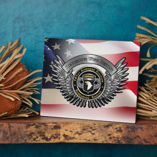 101st Airborne Divisie Fotoplaat (Zijkant)