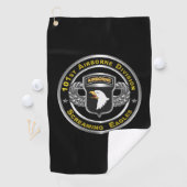 101st Airborne Divisie Golfhanddoek (Insitu)