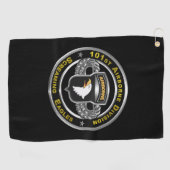101st Airborne Divisie Golfhanddoek (Horizontaal)