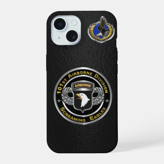 101st Airborne Divisie iPhone 15 Case (Achterkant)