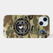 101st Airborne Divisie iPhone 15 Case (Achterkant horizontaal)
